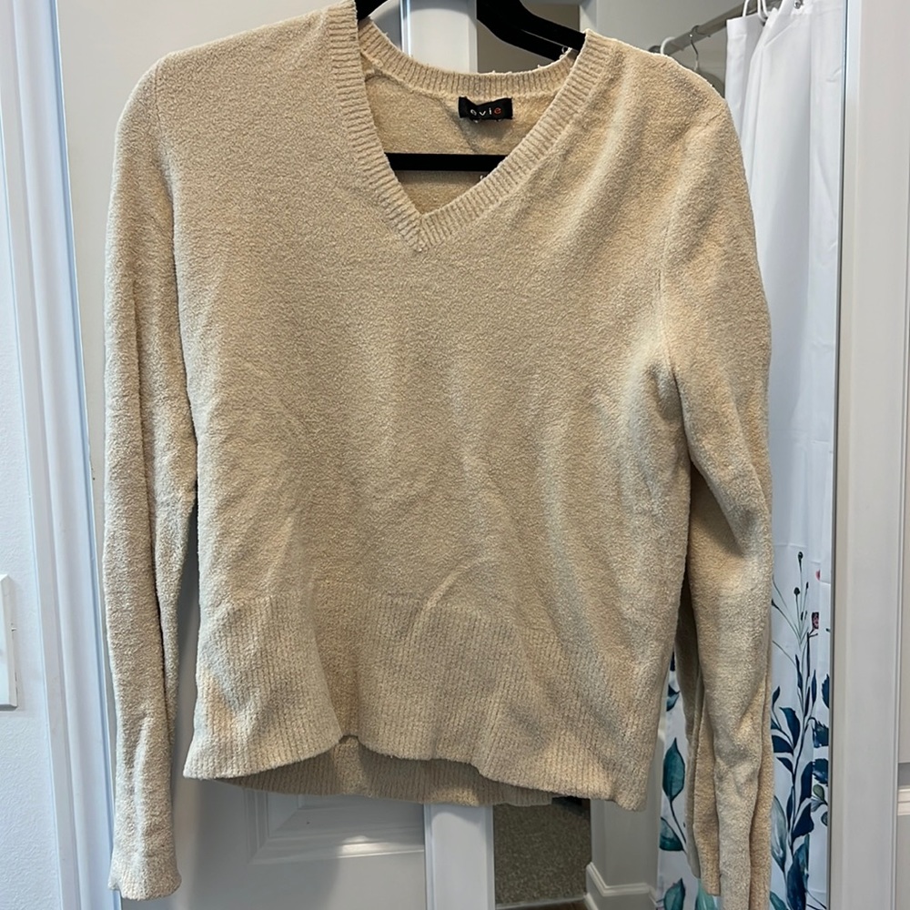 Tan sized, medium fit sweater